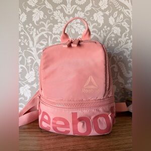 Reebok Cottie Mini Backpack in Canyon Coral Pink Nylon Like New